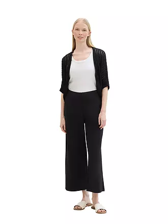 TOM TAILOR | Cardigan | schwarz
